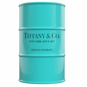 Бочка металлическая декоративная "Тиффани" L STARBARREL  043817 Голубой;зеленый