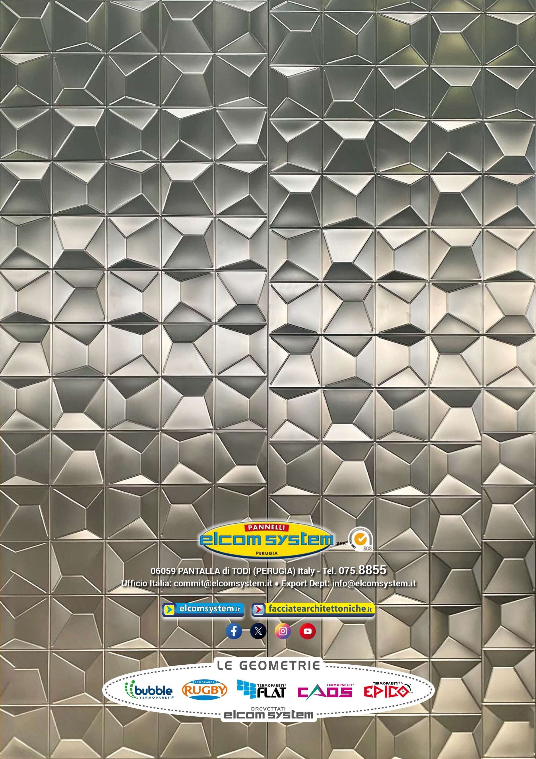 Изолированная металлическая панель для фасада ELCOM SYSTEM ТЕРМОПАРЕТЫ® ARCH-00147678 - Вид №64