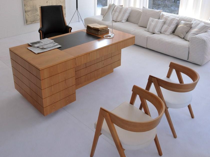 Morelato Письменный стол из вишневого дерева с ящиками  Art. 5078  - Вид №6