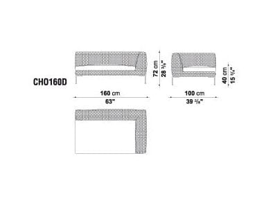 Угловой диван из полипропилена B&B Italia Outdoor Charles ARCH-00151328 - Вид №5