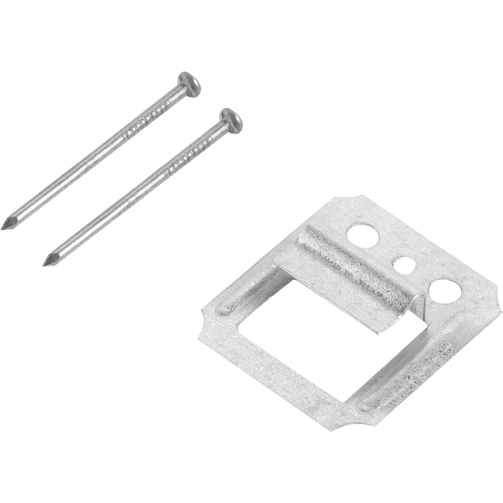 Кляймеры оцинкованные №3.5 (с гвоздями), 100 шт КРЕПКО-НАКРЕПКО STLM-2029326