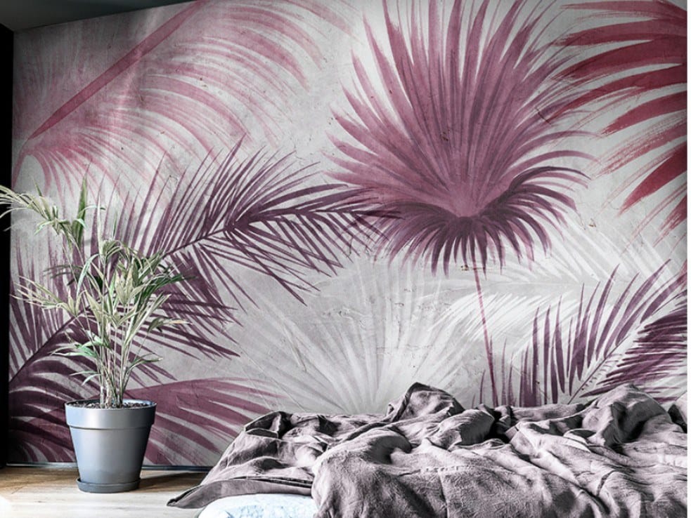 Тропические обои ПВХ бесплатно, экологически чистые, моющиеся WallPepper окружающая среда ARCH-00090915