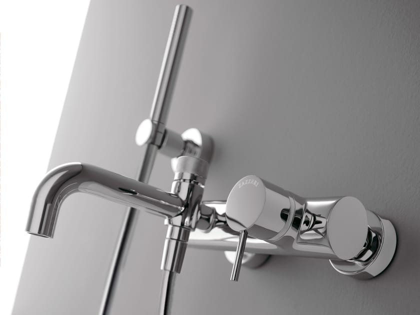 Настенный смеситель для ванны с ручным душем Zazzeri способ ARCH-00130217
