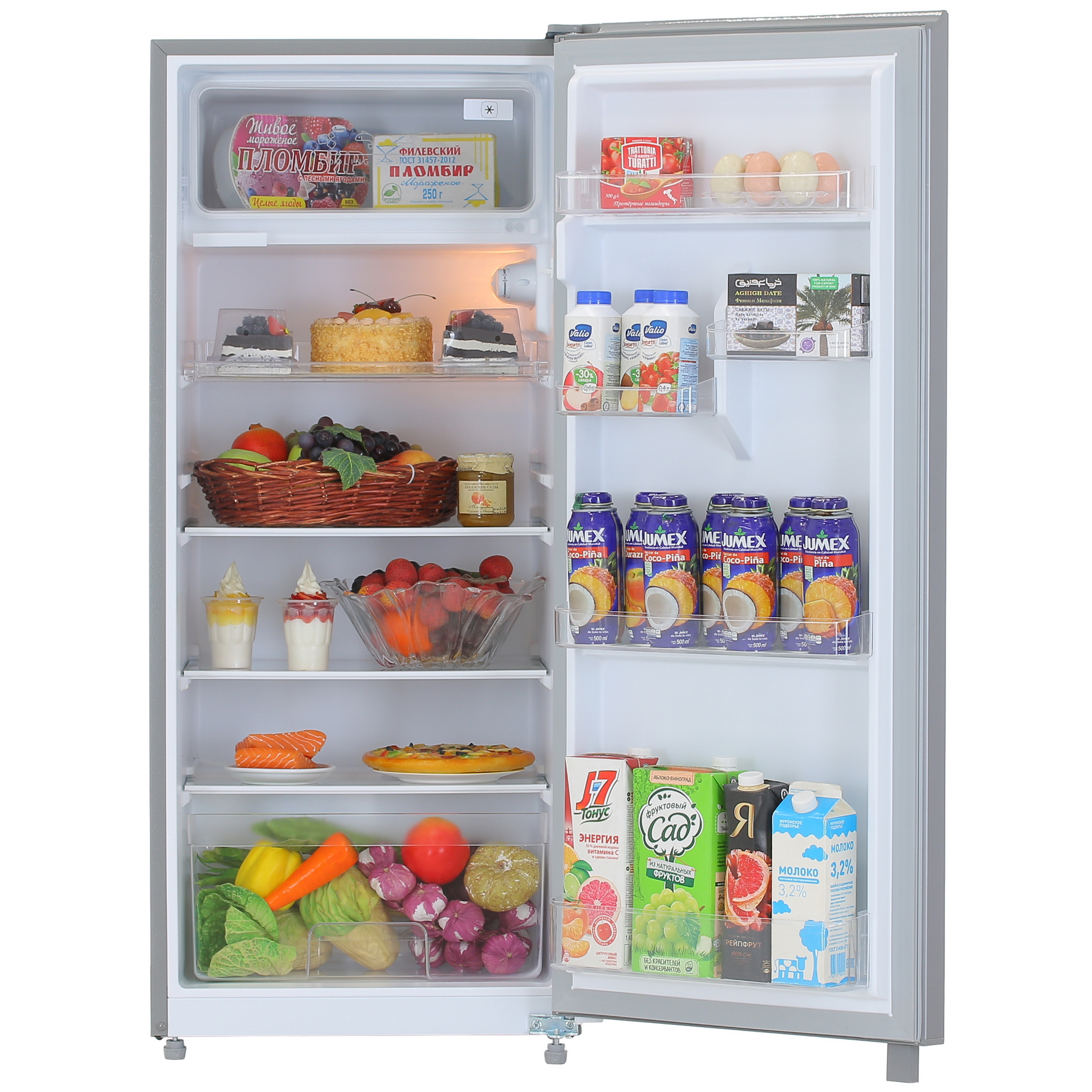 5039520 Холодильник компактный   DEXP S2-0190AMA серый STDN-0042549 - Вид №5