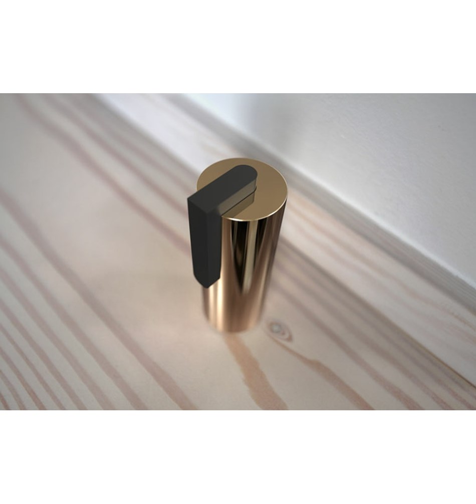 FROST Дверной упор 2, 75 мм » золото / черный   N1931-1-GO  - Вид №3