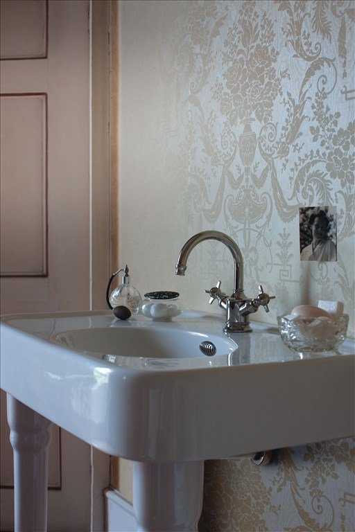 Смеситель для раковины, 1 отв, ручки - крестики, никель [ARC14] Arcade Burlington ARC14 - Вид №3