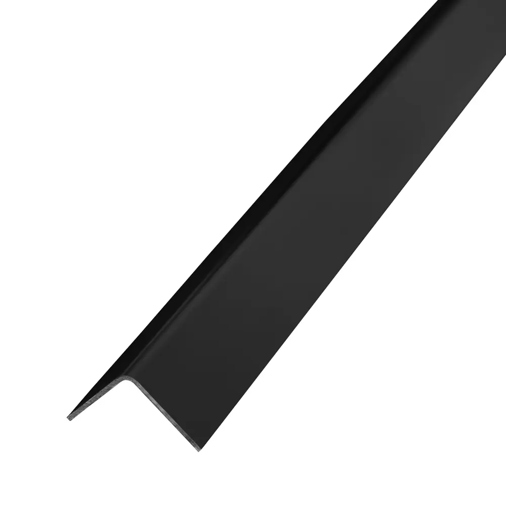 Угол ПВХ наружный 1000x20x20 мм черный матовый 89431859 STLM-2080361 POLIPLAST 