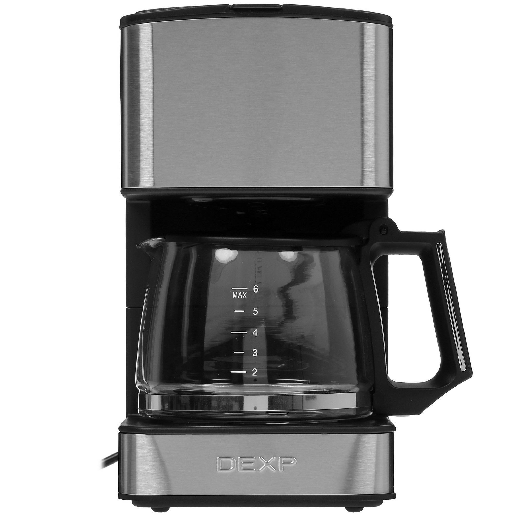 5050249 Кофеварка капельная DEXP DCM-0800A серебристый STDN-0018624 - Вид №1