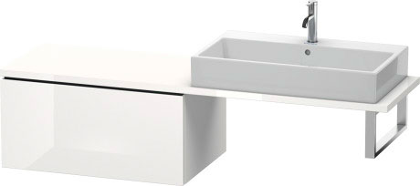 LC583401212 L-Cube Шкафчик для консоли Дуб брашированный, натуральный шпон Duravit - Вид №2