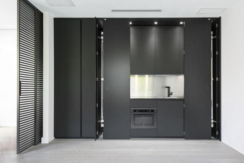 Floritelli Cucine Скрытая кухня из fenix-ntm® Ghost system sun-id-1375123 - Вид №2