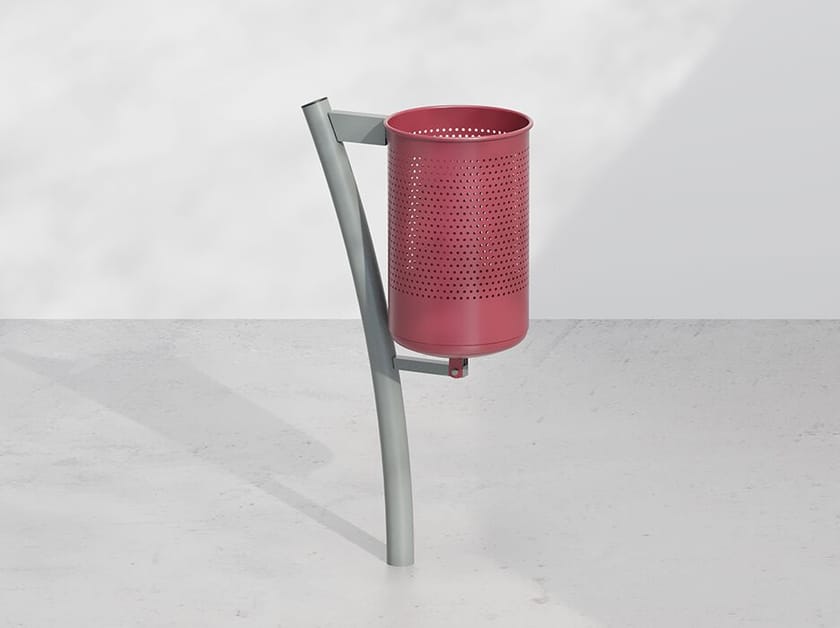 Наружная металлическая корзина для мусора DIMCAR город ARCH-00121935