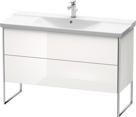 XS446304949 XSquare Тумбочка напольная Графит матовый, декор Duravit - Вид №2
