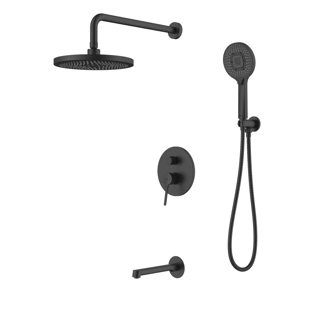 Душевая система Iddis Odda ODDBL03i68 скрытого монтажа цвет черный матовый STLM-2100021