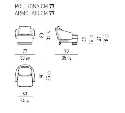 Кресло Minotti Lawson ARCH-00019097 - Вид №10
