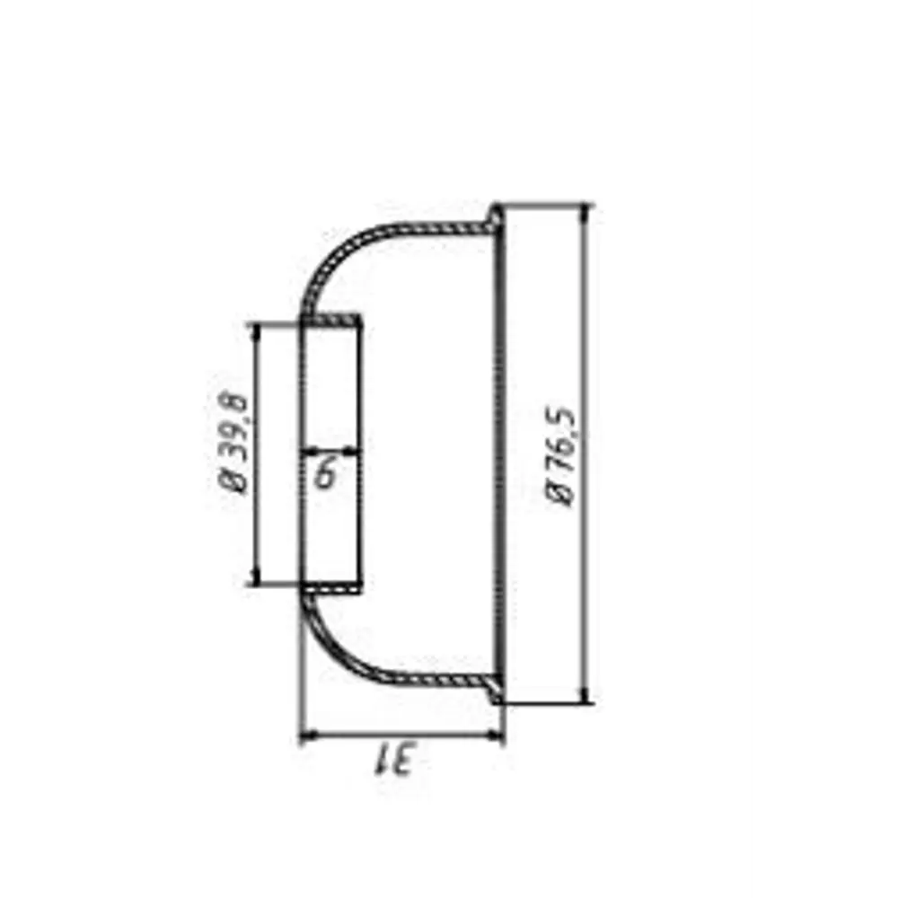 Santreyd Декоративный отражатель для сифона 40 мм 82406631 STLM-0807111 - Вид №4