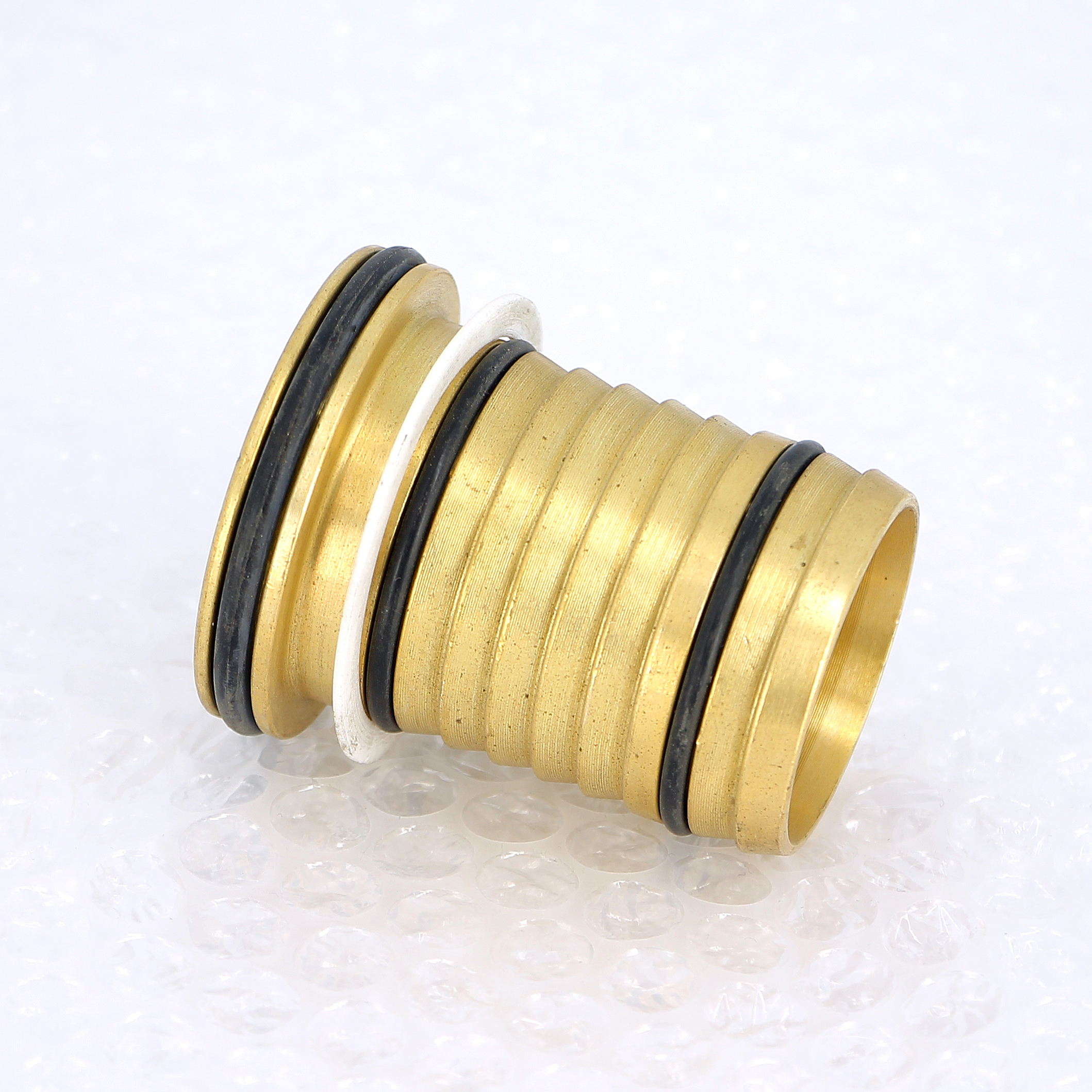 Вставка латунная для металлопластиковой трубы TIEMME 50х4,0 3400080 - Вид №1