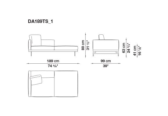 3-местный тканевый диван B&B Italia док ARCH-00033457 - Вид №114