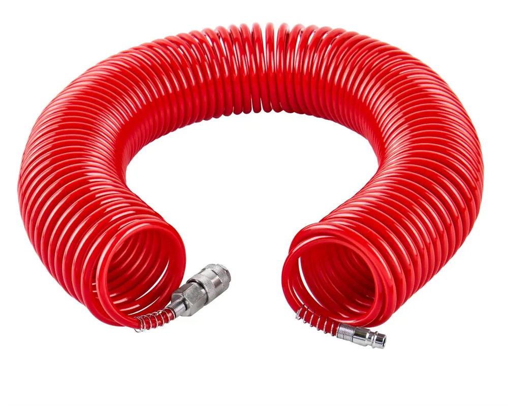 Пневмошланг Elitech спиральный 20 метров для компрессорного оборудования 84552344