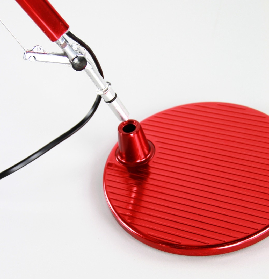 Artemide Tolomeo A011810 лампа настольная красная 54264 - Вид №5