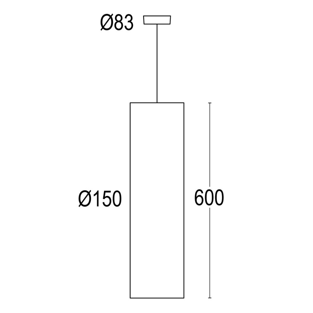 Stelo 3S 600 Ghidini Stelo S .01 Белый (Матовый)  - Вид №3