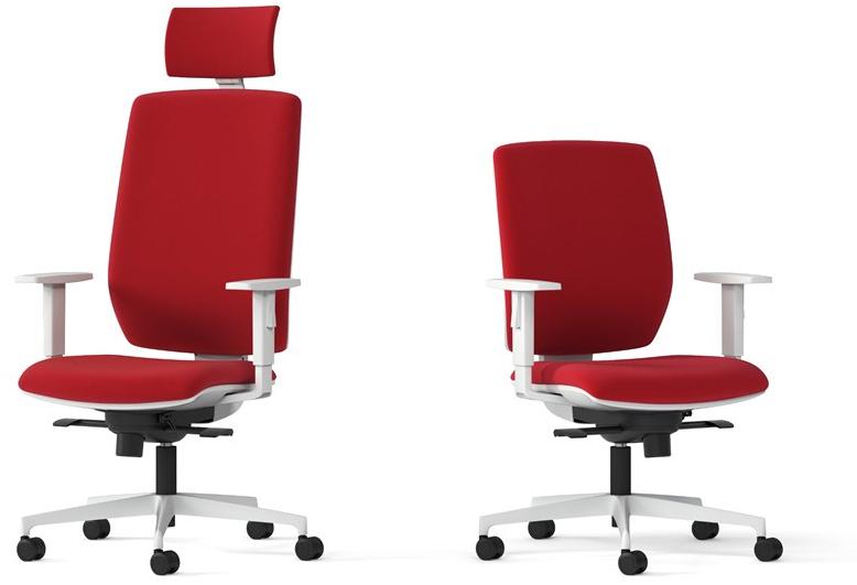 Arte & D Вращающееся офисное кресло с 5 спицами Mirai white B530 d  - Вид №1