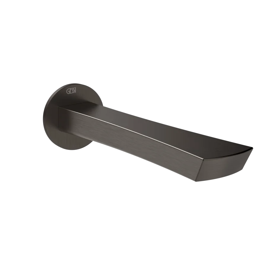 Носик для ванны 72103 707 Gessi Ventaglio ЧЕРНЫЙ МЕТАЛЛ BR. PVD 72103707