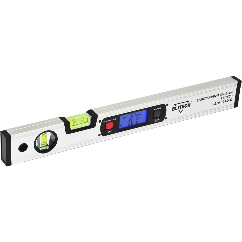 Цифровой уровень Elitech для точного монтажа и столярных работ 89202608 STLM-0841750