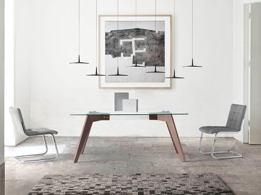 Angel Cerdá Прямоугольный стол для гостиной из дерева и стекла Loft tendencia 1031 Angel Cerda - Вид №2