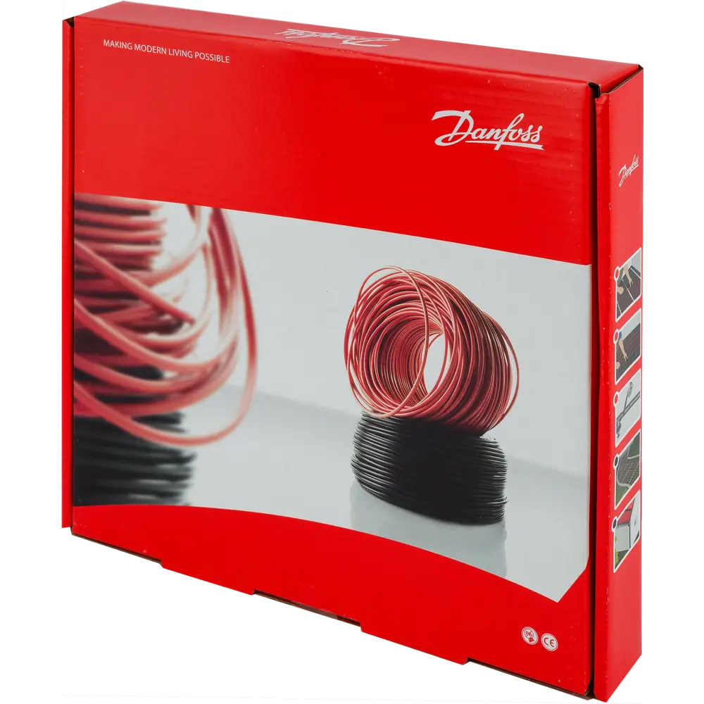 Нагревательный кабель для теплого пола Danfoss ECflex 18T 34 м, 615 Вт 82320122 STLM-2002239  - Вид №4