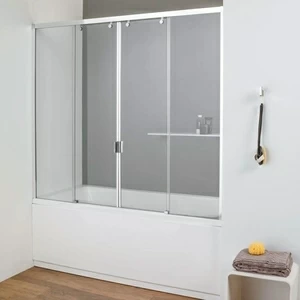 Шторки для ванны 180x150 S316000056 System pool S+LINE 9/9B