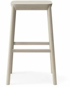 Billiani Высокий табурет из бука с подставкой для ног Drum 074