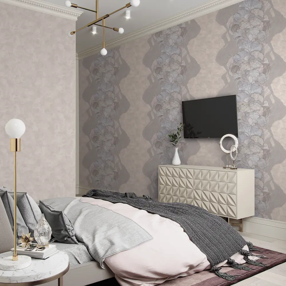 Обои флизелиновые Erismann Lina бежевые 1.06 м ЭР6047906 STLM-2089173 - Вид №3