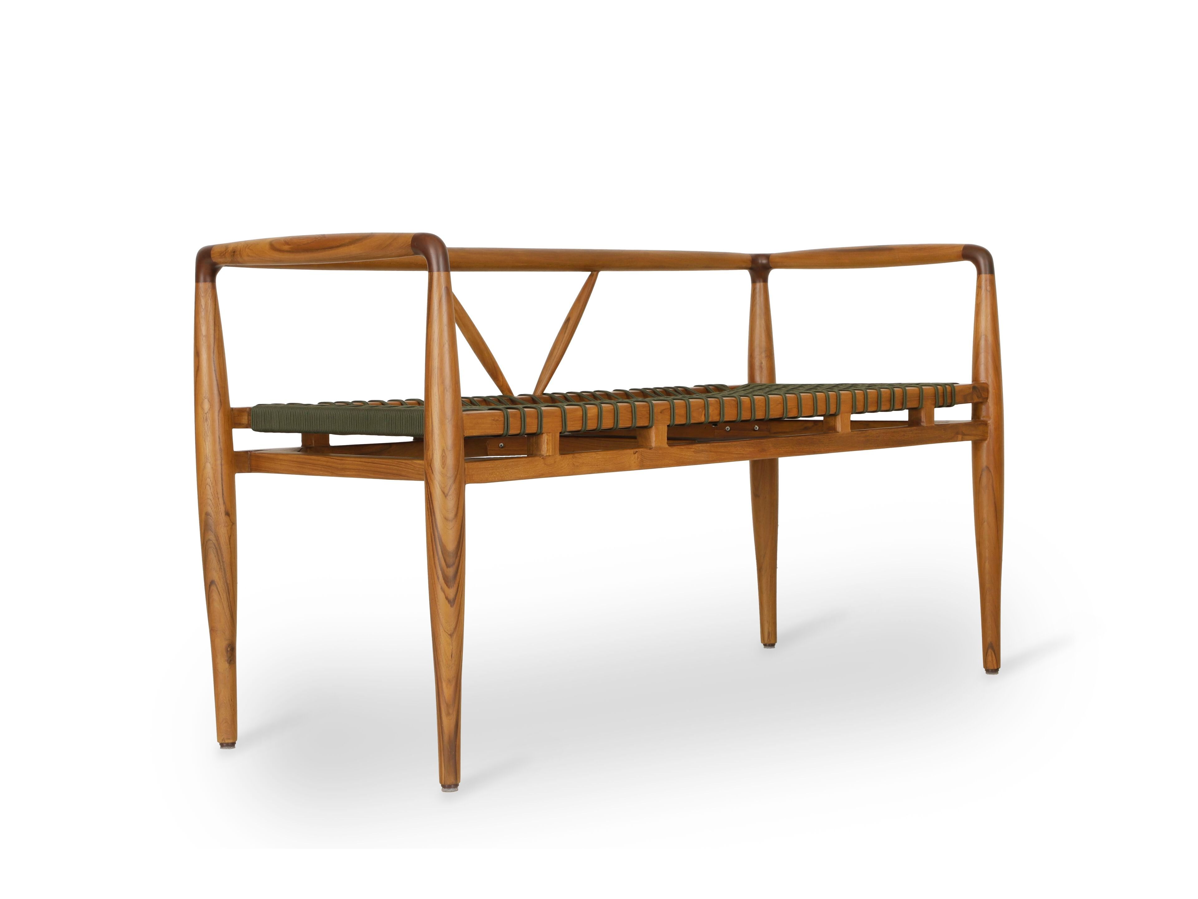 Скамейка из тикового дерева Alankaram BANGKU ARCH-00069916 - Вид №3