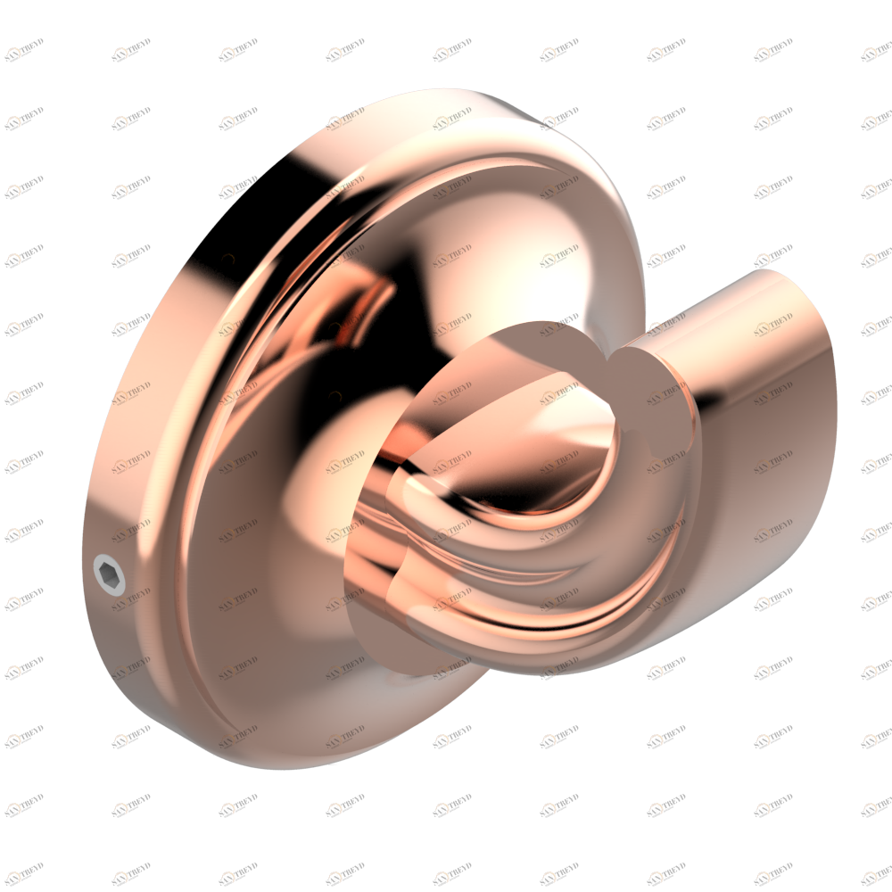 G47-508 Крючок для халатов одинарный Thg-paris Vendôme Розовое золото G47-508 CAT.F