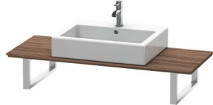 XL012C02121 X-Large Консоль для накладных раковин и встраиваемых умывальников Орех темный декор