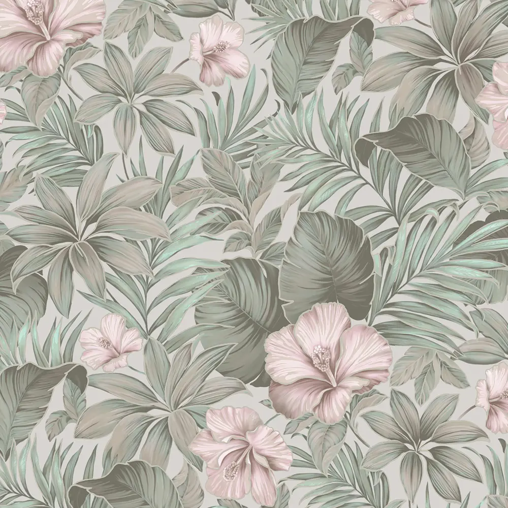 Обои флизелиновые Erismann Adele светло-зелёные 1.06 м 6131-4 STLM-2120969 - Вид №1