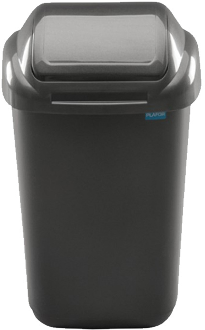 91070948 Мусорное ведро Standard 30 л цвет графит STLM-0468169 PLAFOR