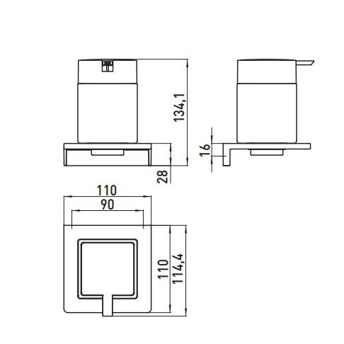 Дозатор / Emco asio Emco Bad sun-id-374266 - Вид №2