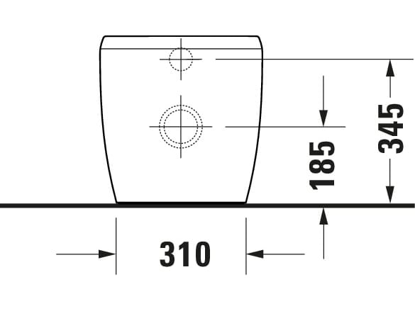Керамический туалет без пола Duravit Qatego ARCH-00099309 - Вид №10