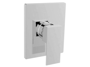 Однорычажный смеситель для душа с одной ручкой и пластиной