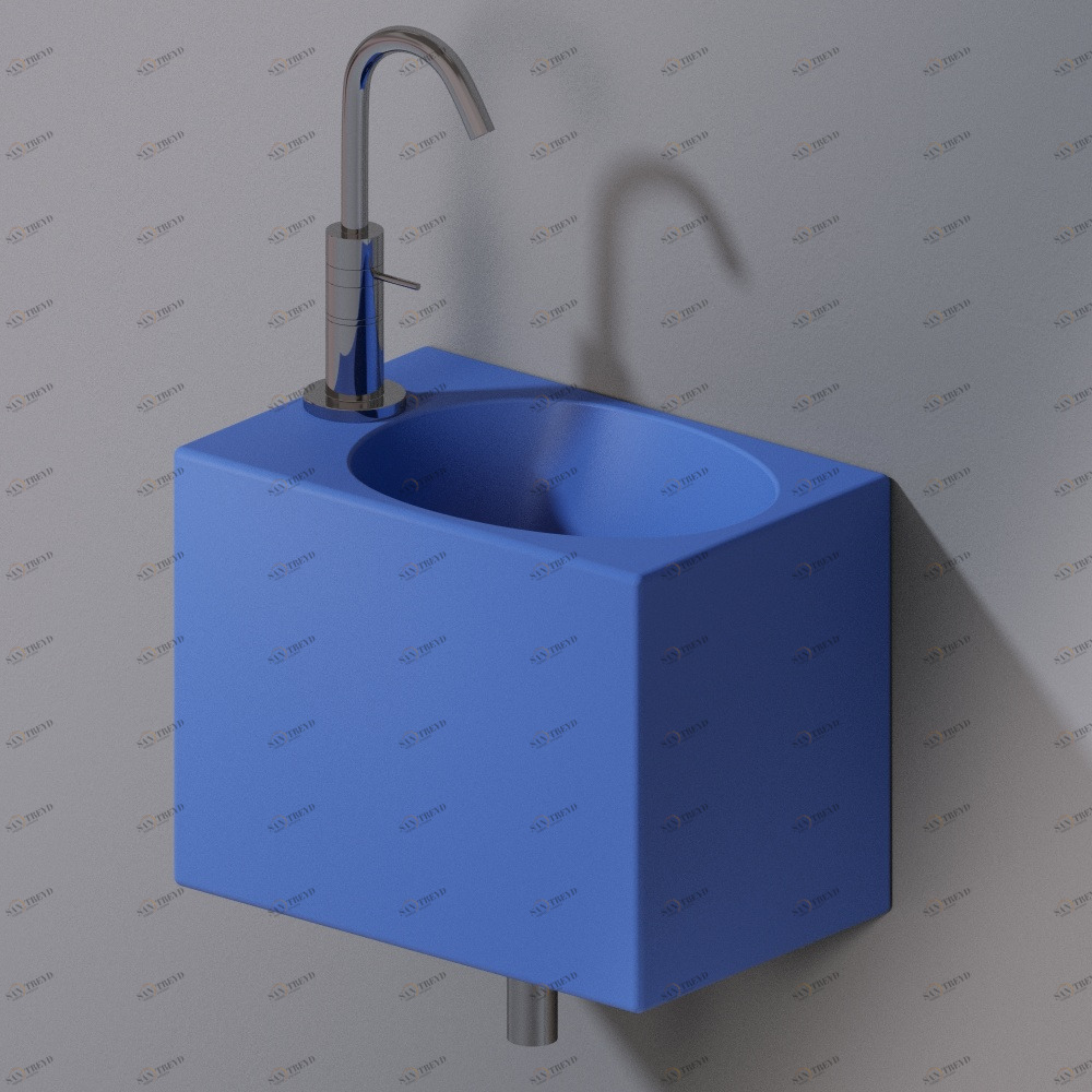 L311T0R1V1.140 Подвесная раковина настенная прямоугольная A. e T. Italia IDEA AeT ITALIA