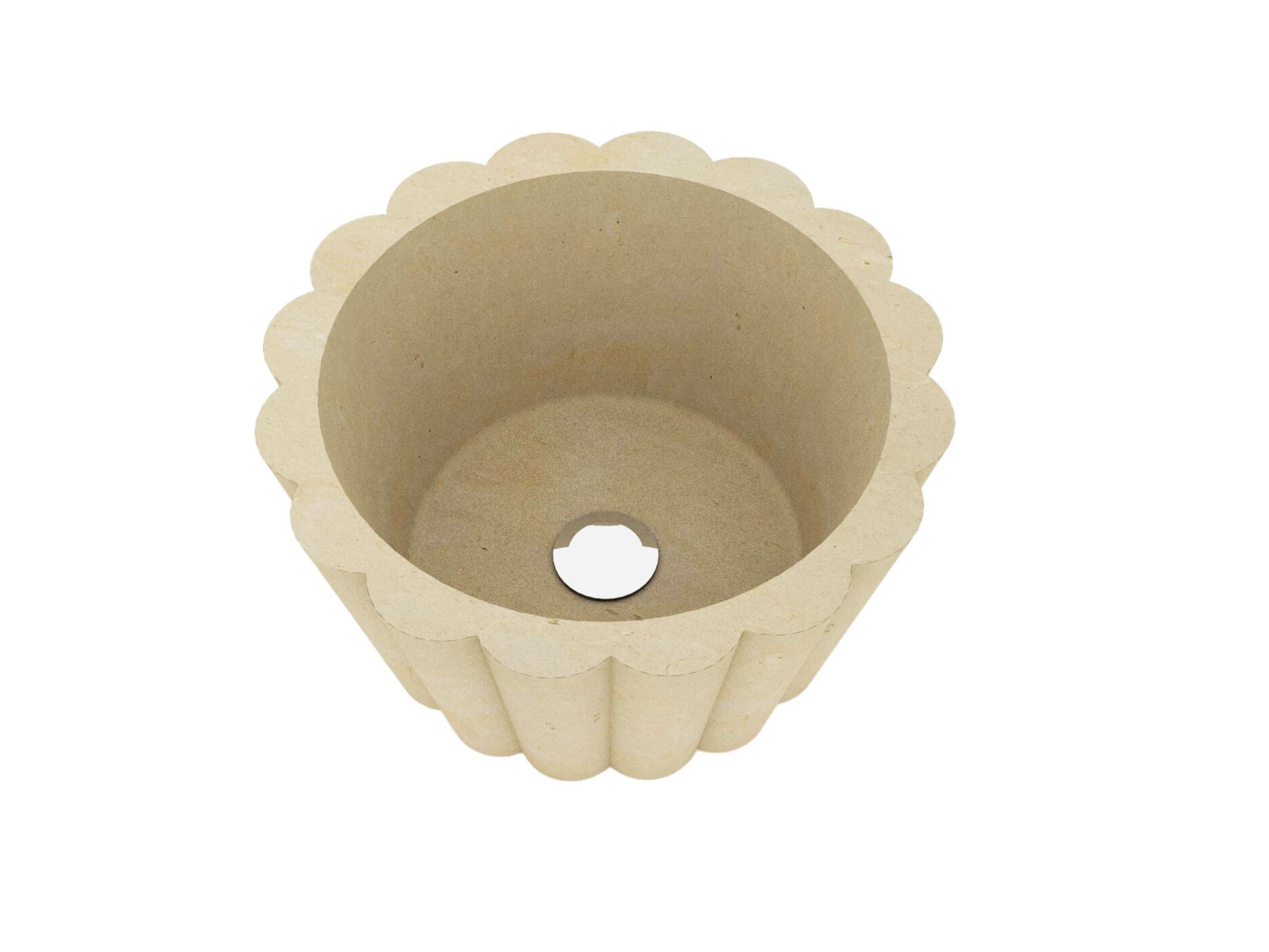 Умывальник с одной столешницей из камня Лечче PIMAR L13 ARCH-00032720 - Вид №1