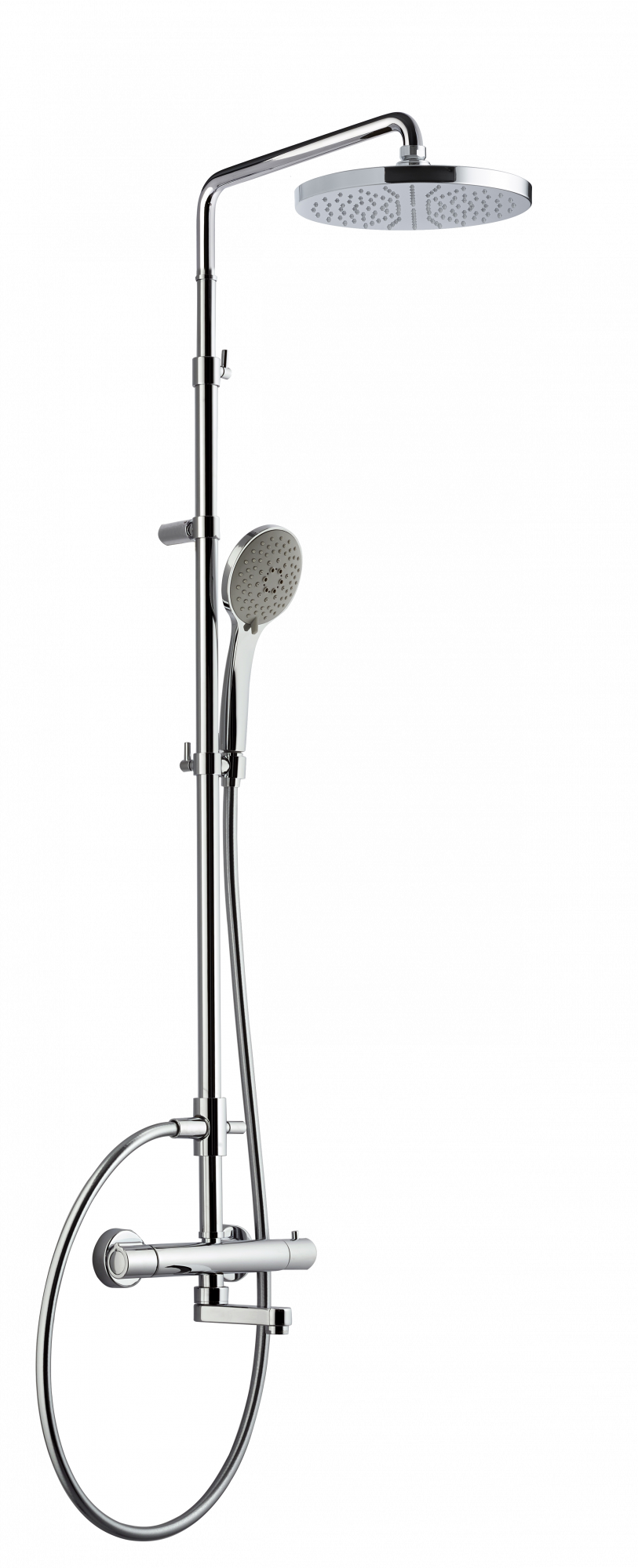 00-1979-N-CR CARIMALI Риголетто телескопическая с изливом, душевая лейка Stick 