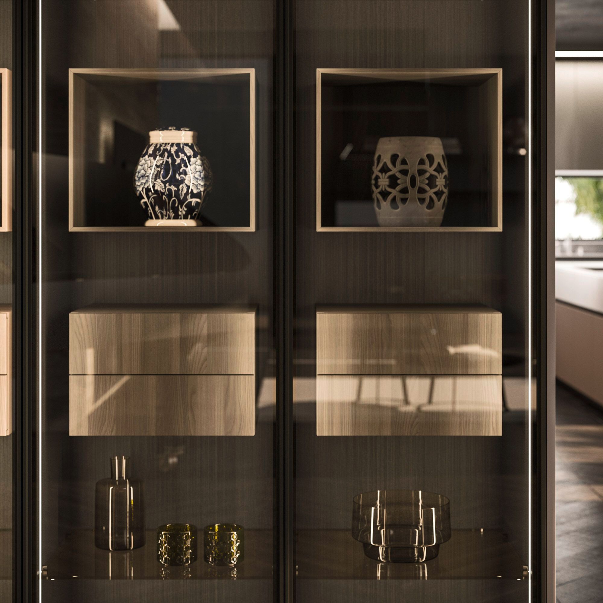 Витрина со встроенным освещением Arrital Feeling Home ARCH-00002813