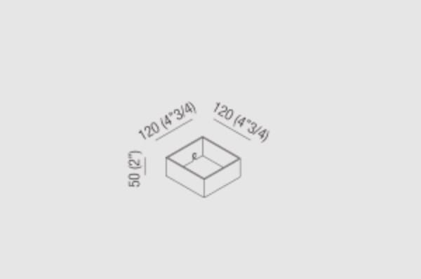 Мыльница / держатель для полотенец из нержавеющей стали Agape 369 ARCH-00048287 - Вид №2