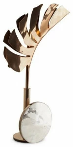 Visionnaire Светодиодная настольная лампа прямого света из нержавеющей стали Callia