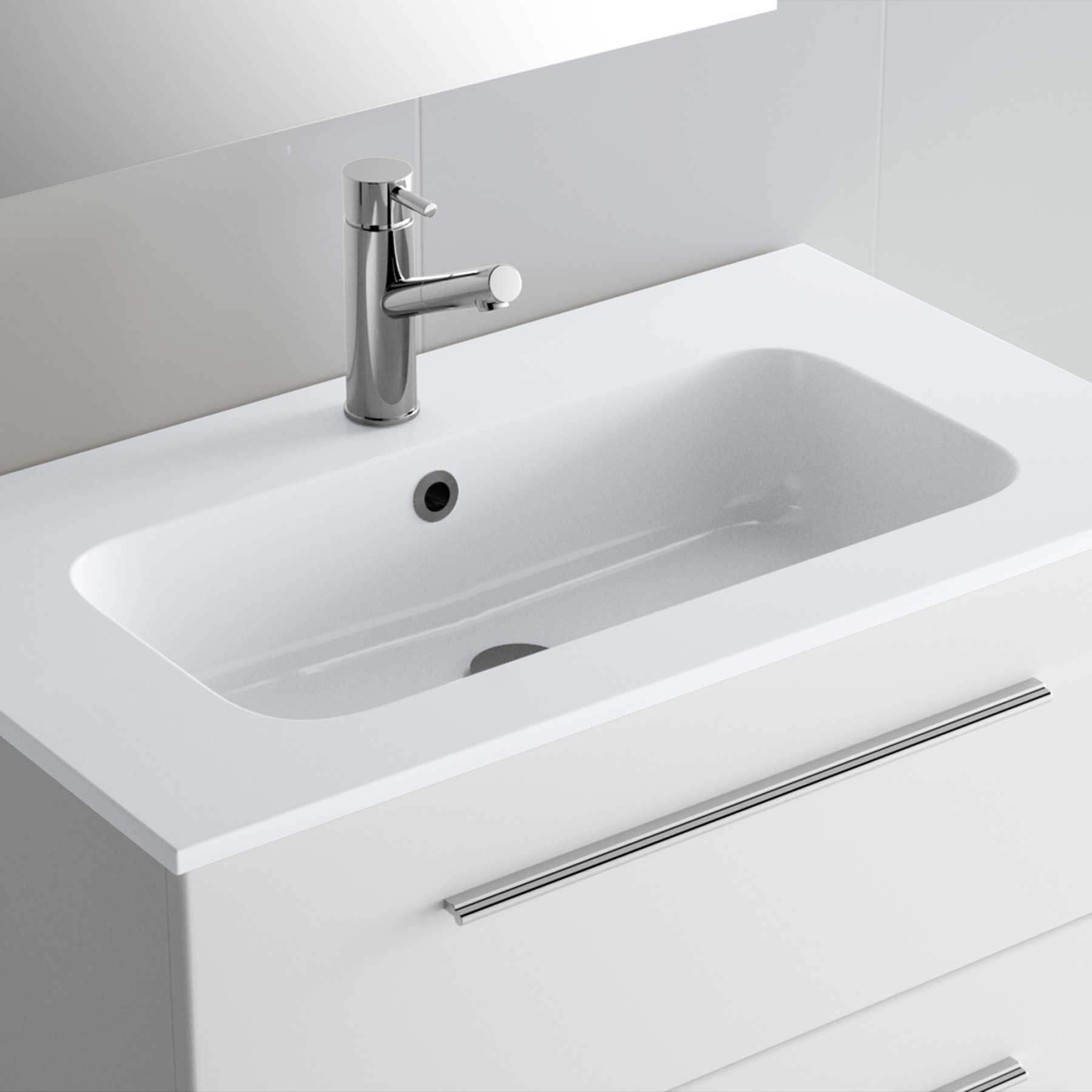 19099 SALGAR Раковина SOFIA 805 MINERALMARMO 805 x 15 x 460 мм