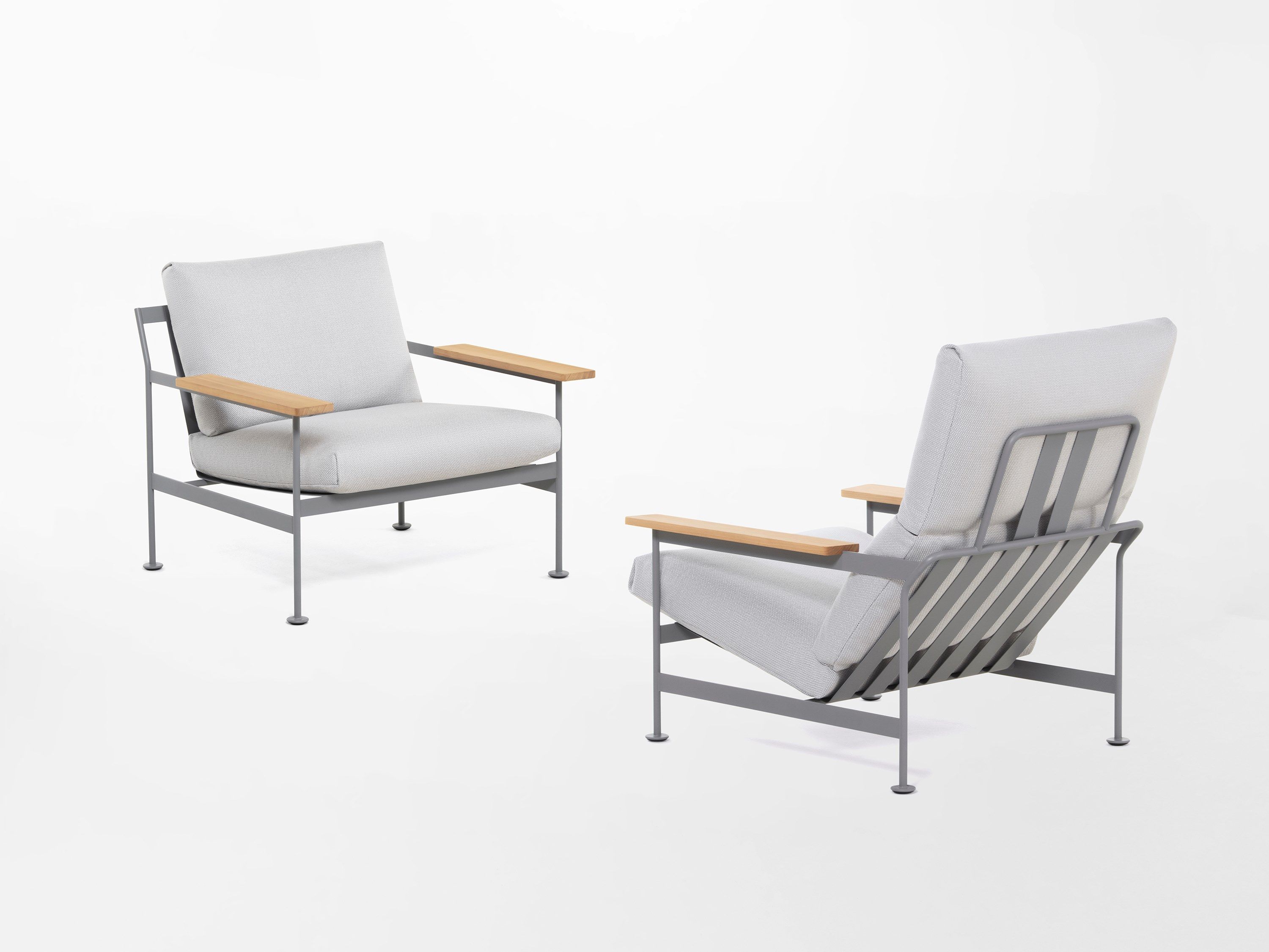 Мягкое тканевое садовое кресло с подлокотниками prostoria Jugo ARCH-00009532 - Вид №2