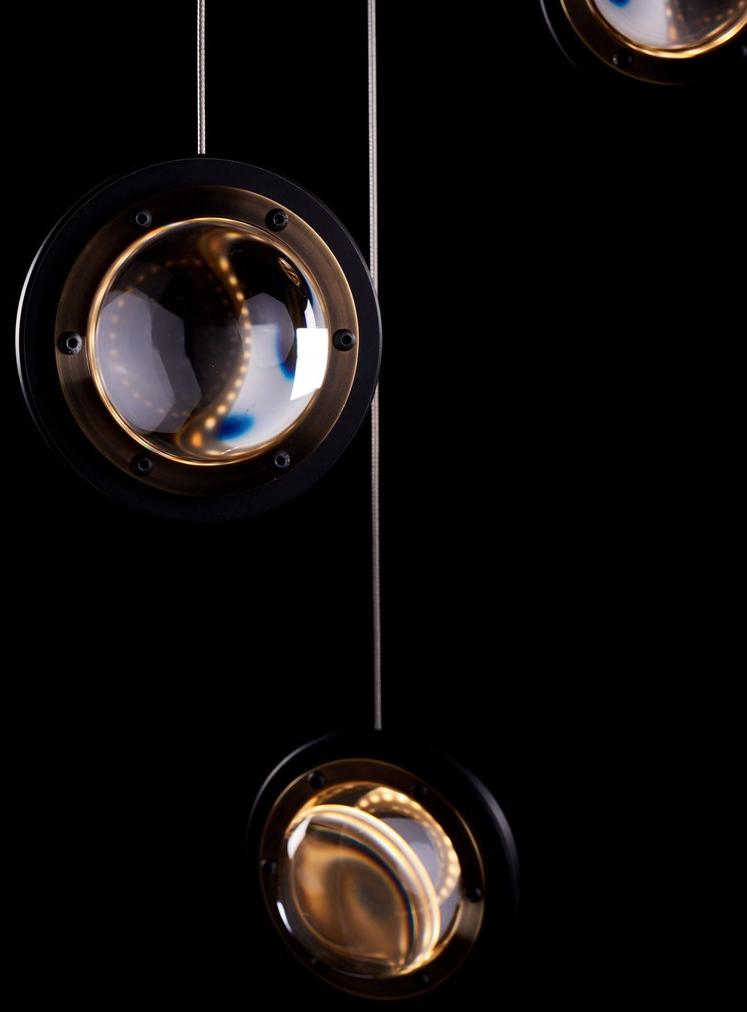 Karice Lighting Светодиодный подвесной светильник из латуни Da vinci sun-id-1467510 - Вид №8