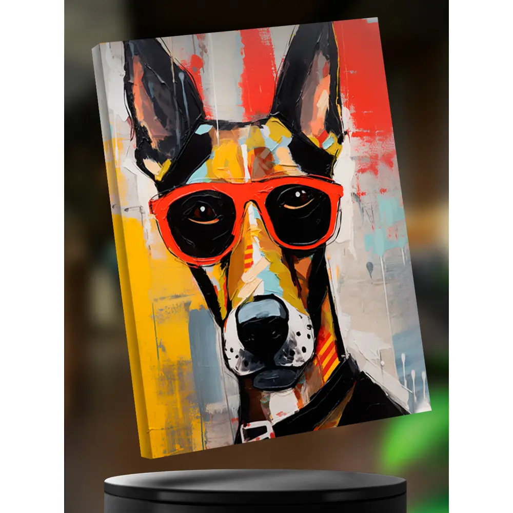 Картина на холсте Fbrush Граффити дог 40x50 см STLM-2051265 - Вид №1